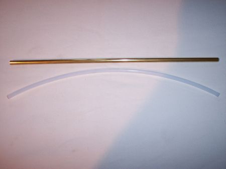 33 cm Steven u. PTFE- Rohr,  für 6,35 mm Flex, DE