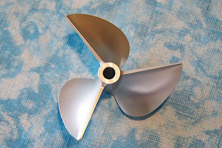 CNC Alu Propeller 78/3 x1,4 Fahrfertig, links