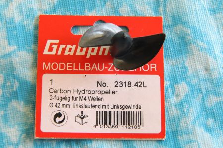 Graupner Carbon 42/59 mm, M4 Gewinde, links